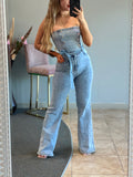 Denim jumpsuit Sale